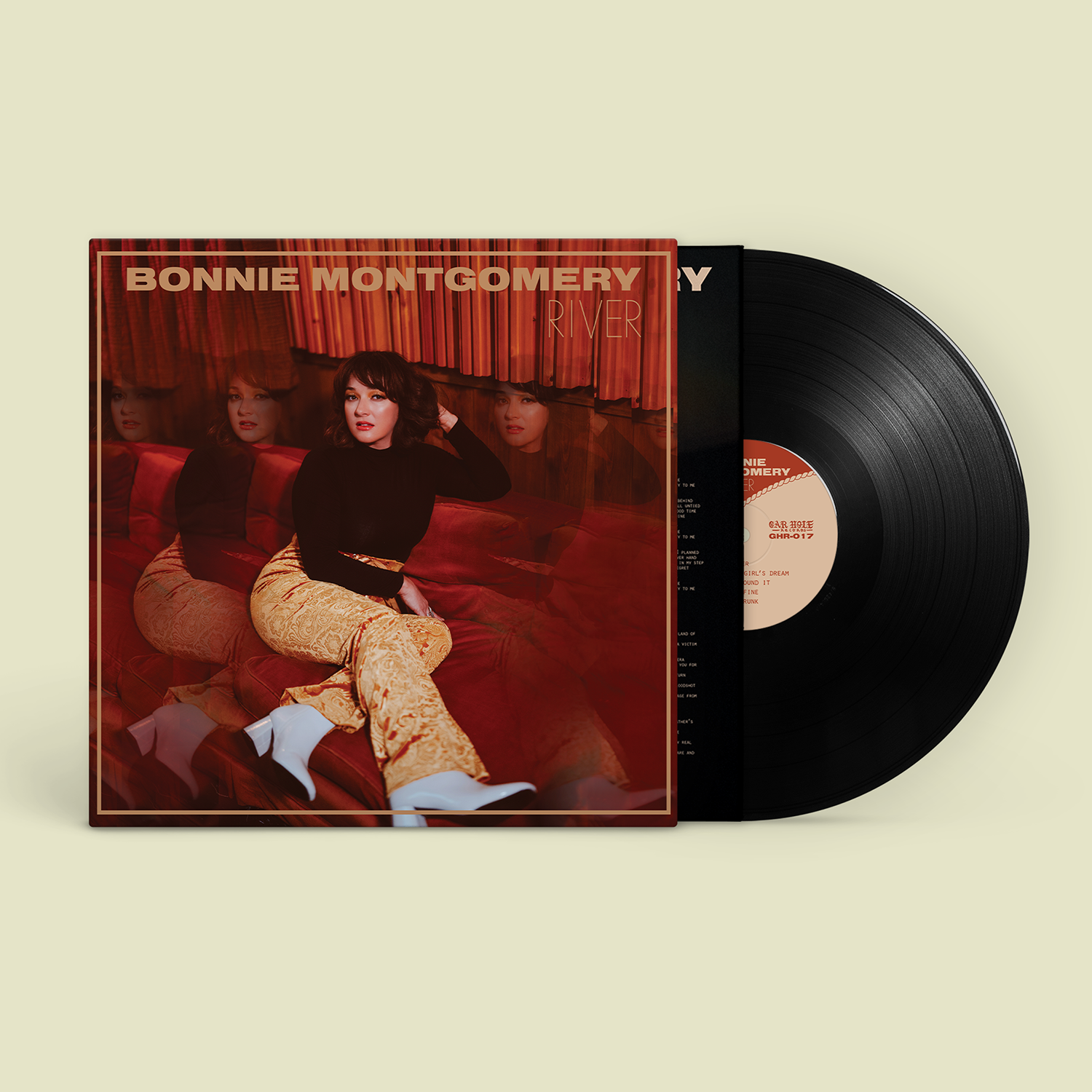 Bonnie Montgomery - "River" 150g Black LP