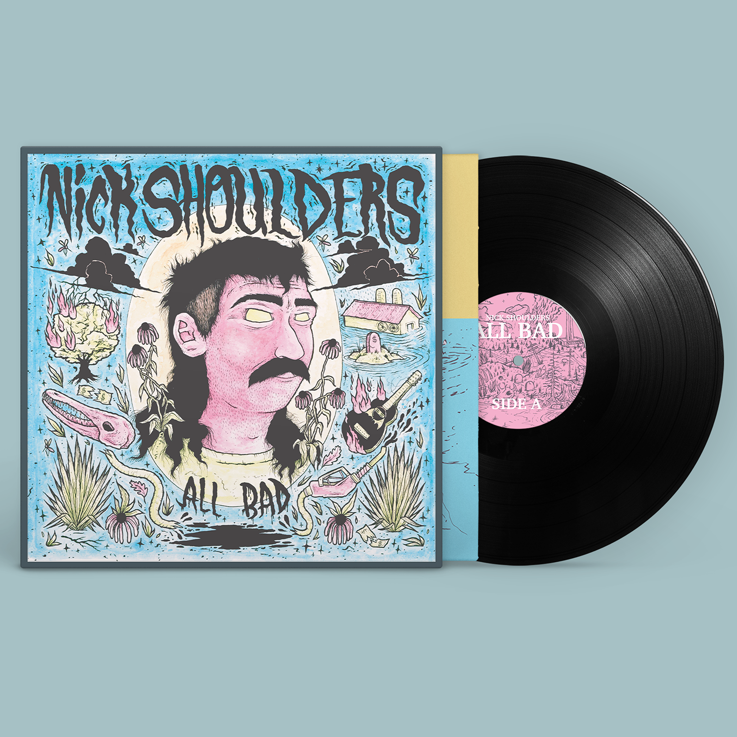 Nick Shoulders - "All Bad" 150g Black Vinyl