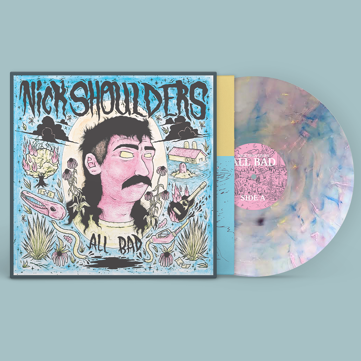 Nick Shoulders - "All Bad" 150g 'Sweet Misery' Vinyl