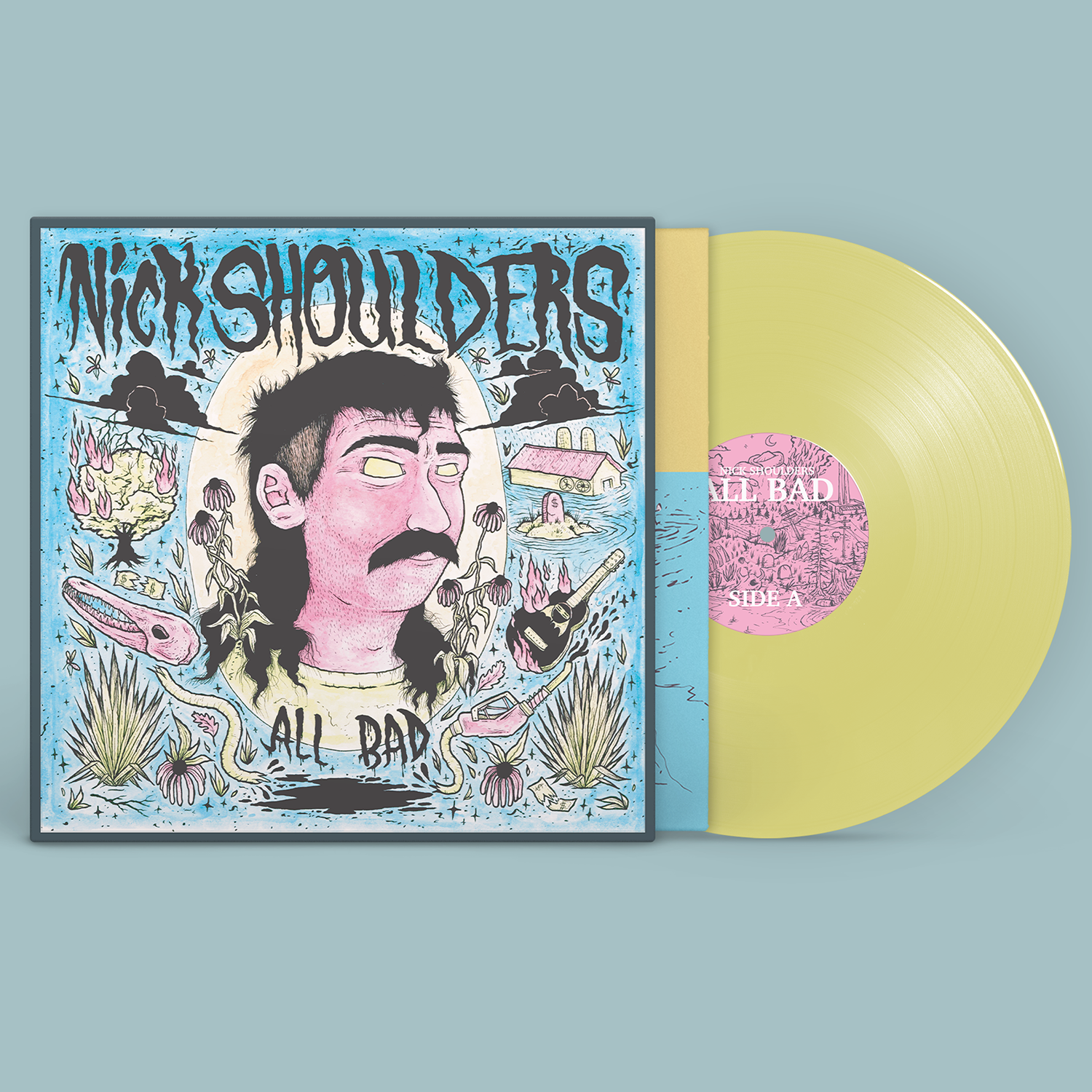 Nick Shoulders - "All Bad" 150g Transparent Yellow Vinyl