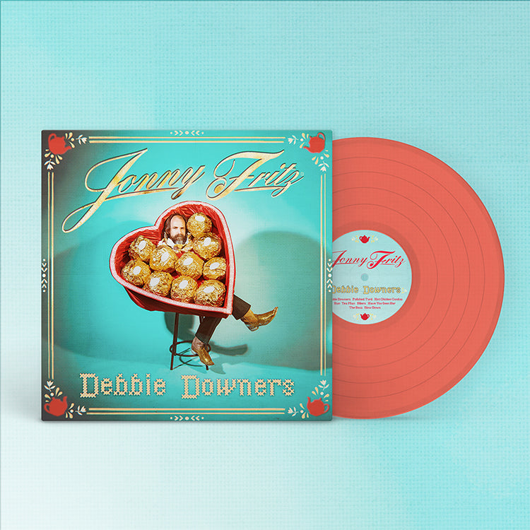 Jonny Fritz - "Debbie Downers" 140g Transparent Red LP