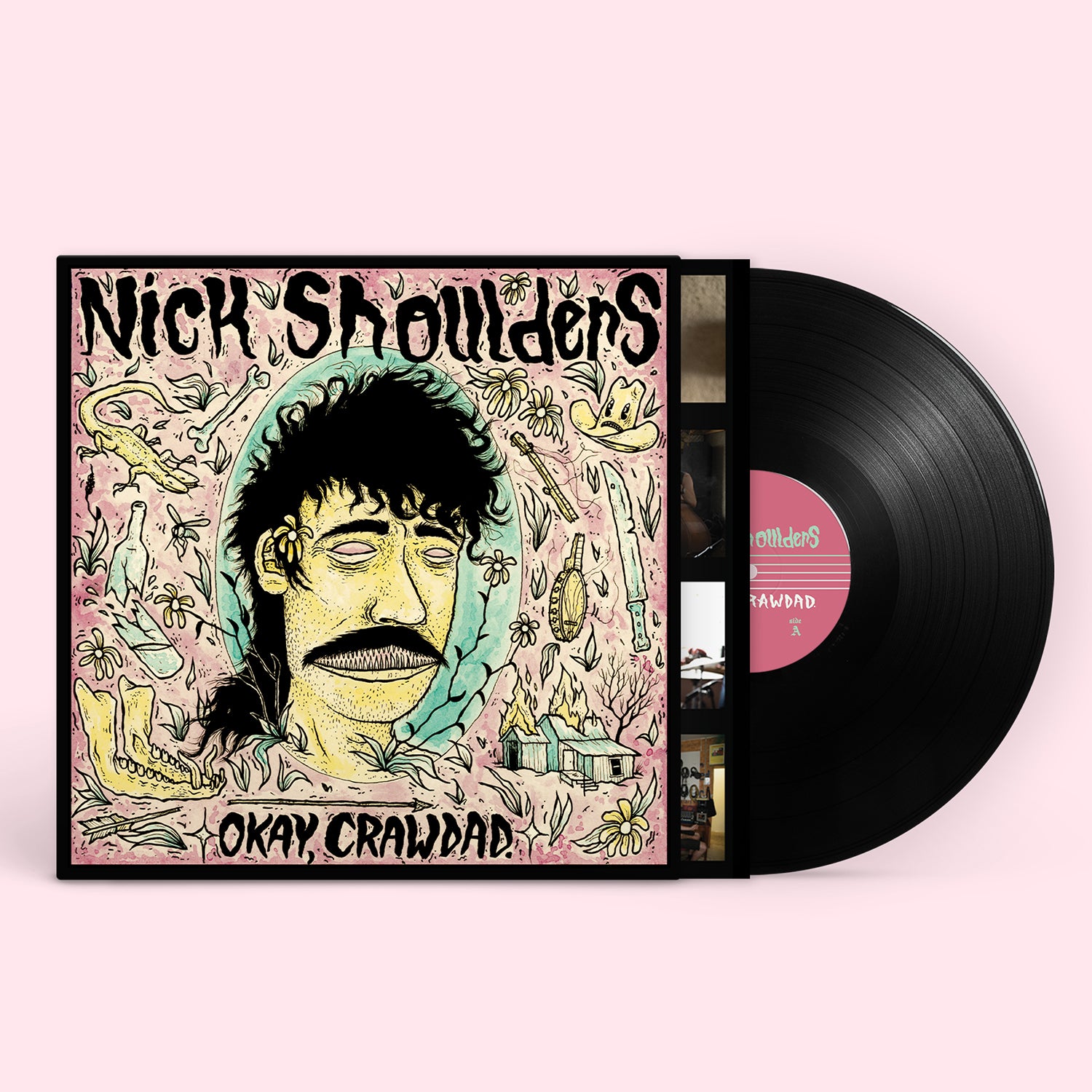 Nick Shoulders - "Okay, Crawdad." 150g Black Vinyl