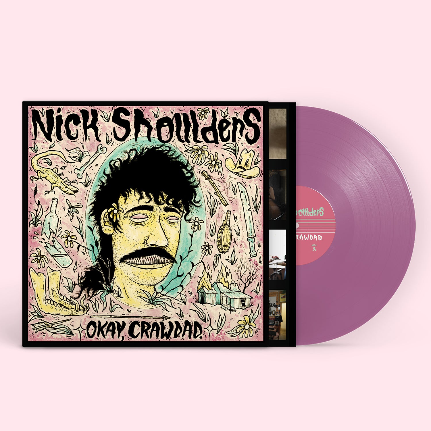 Nick Shoulders - "Okay, Crawdad." 150g Violet Vinyl