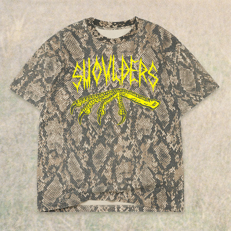 Nick Shoulders Snake Skin Shirt