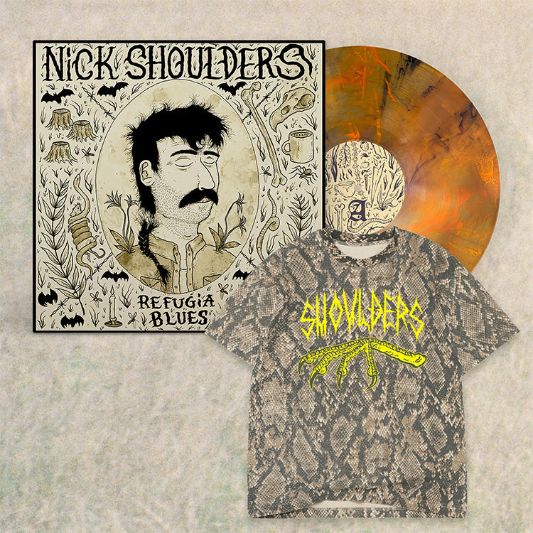 Nick Shoulders - "Refugia Blues" LP + Shirt Bundle