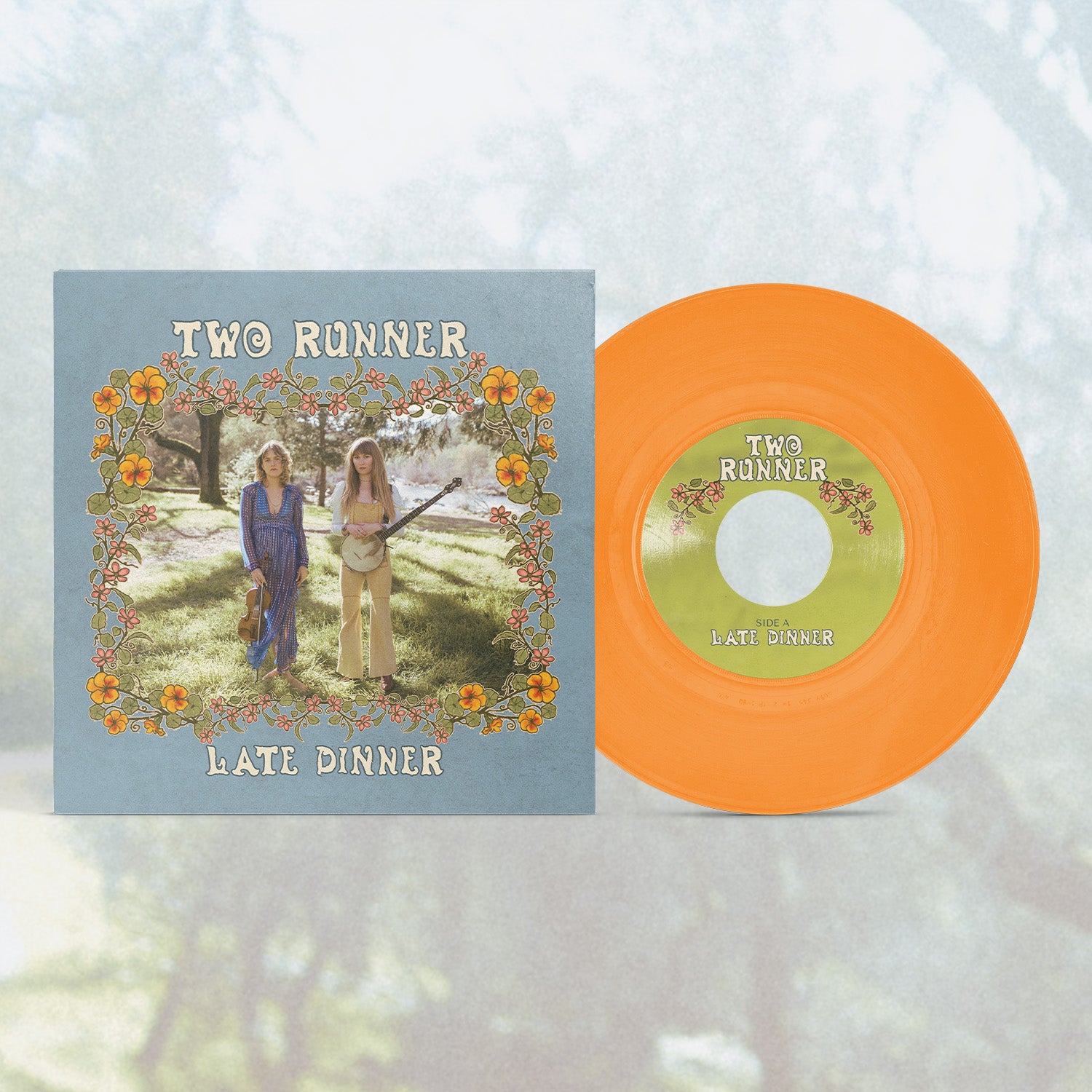 Two Runner - "Late Dinner" Orange 7" Vinyl