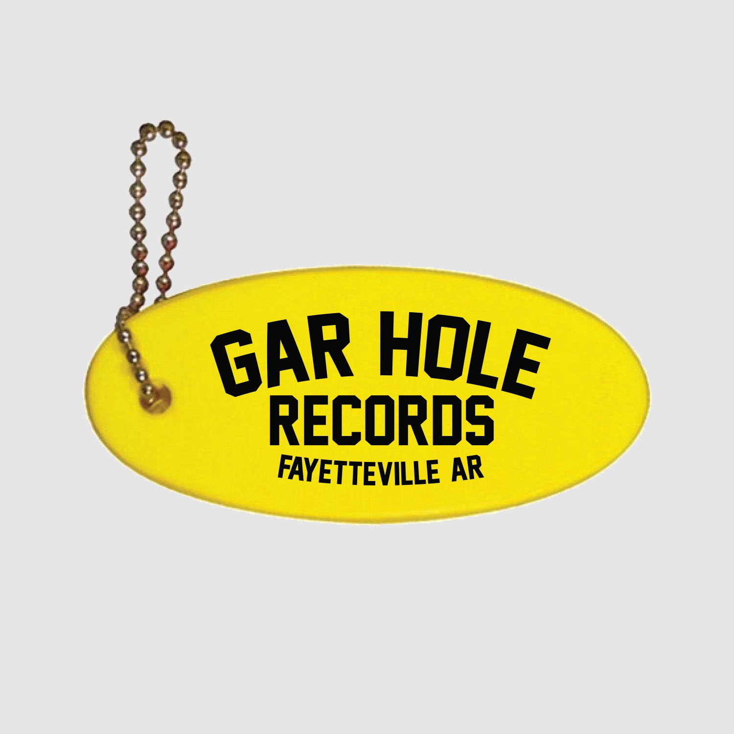 Gar Hole Boat Keychain