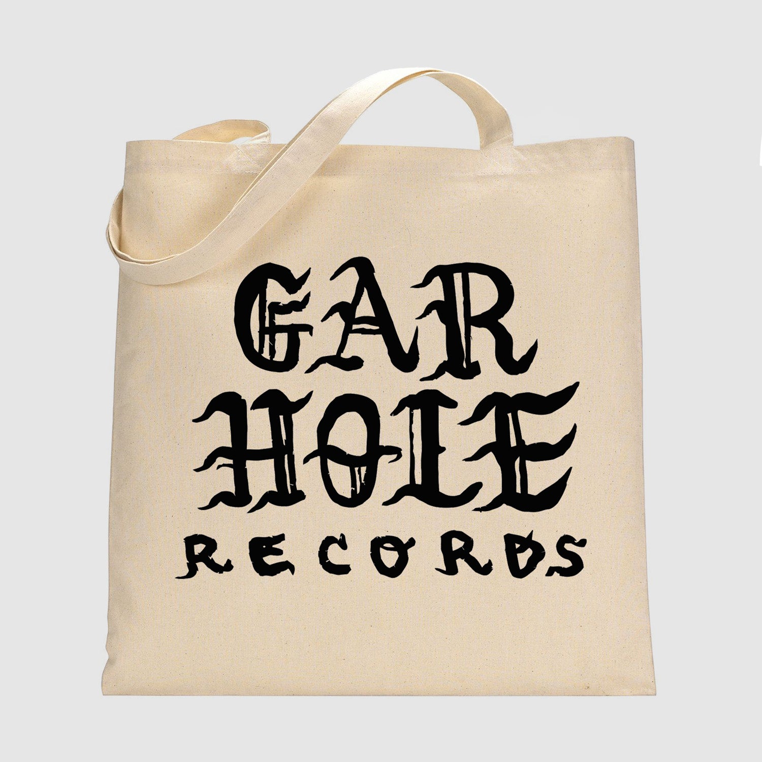 Gar Hole Records Canvas Tote