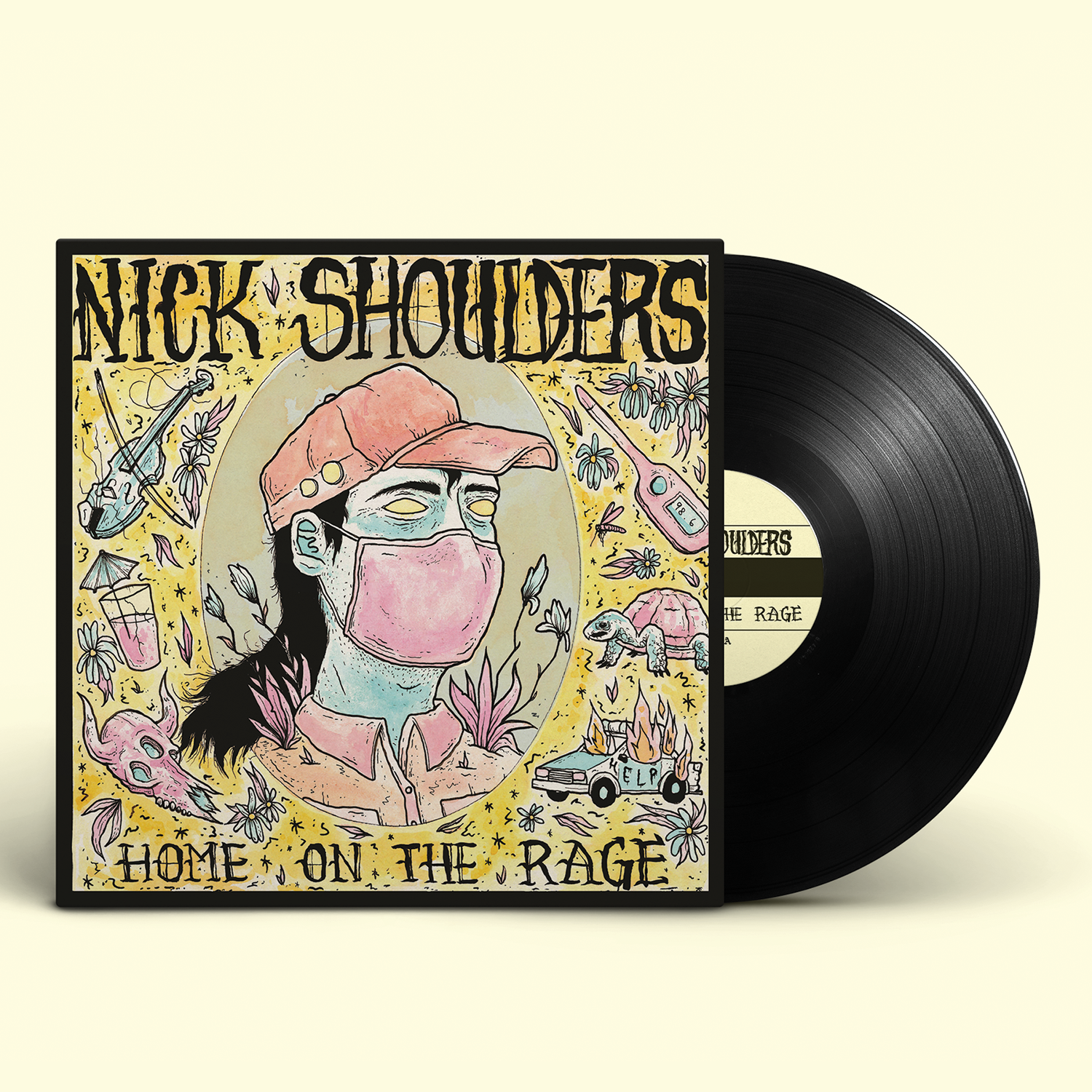 Nick Shoulders- "Home on the Rage" 180g Black Vinyl