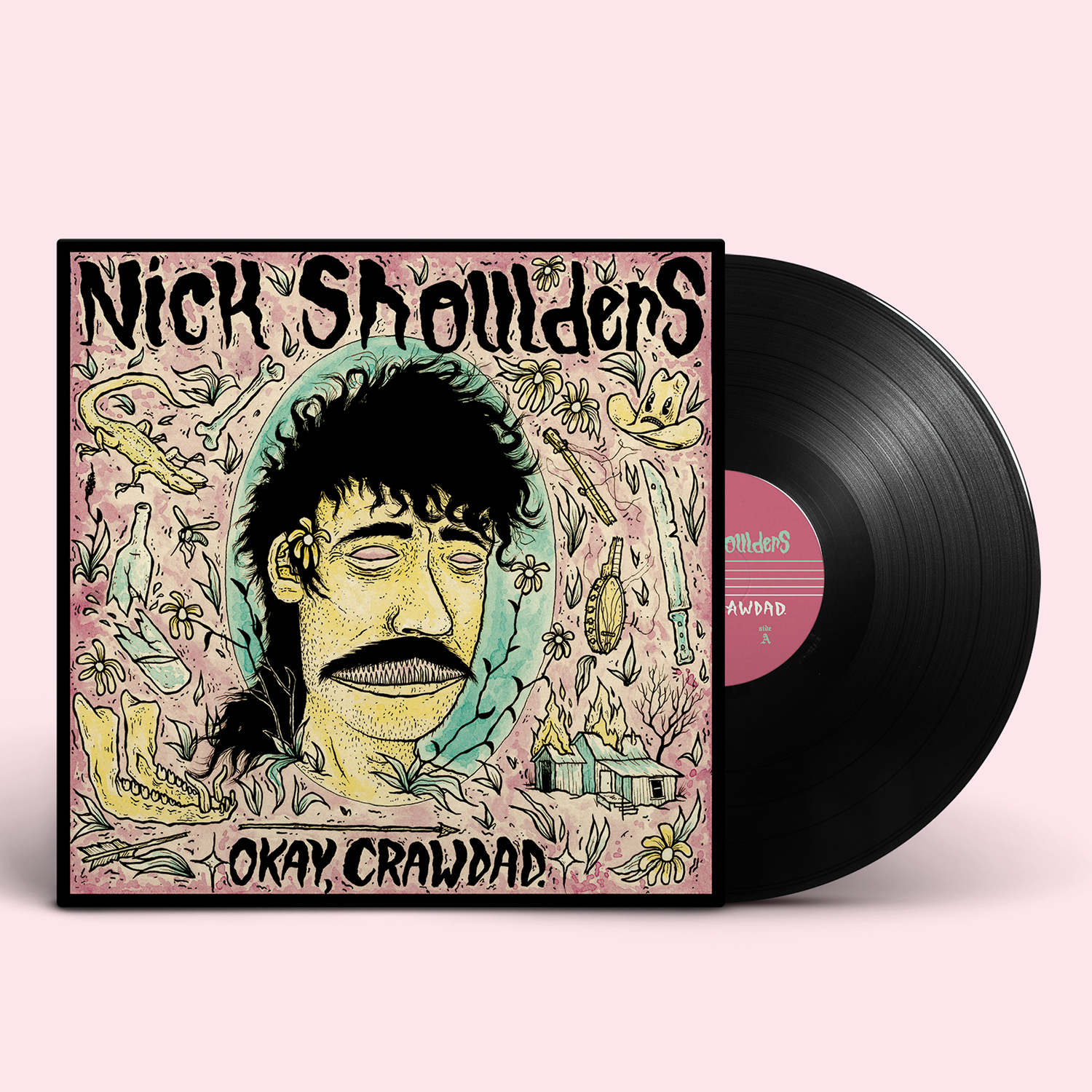 Nick Shoulders - "Okay, Crawdad." 150g Black Vinyl